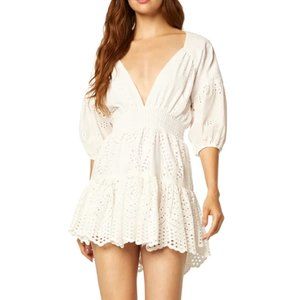Misa Eyelet Seven Mini Dress